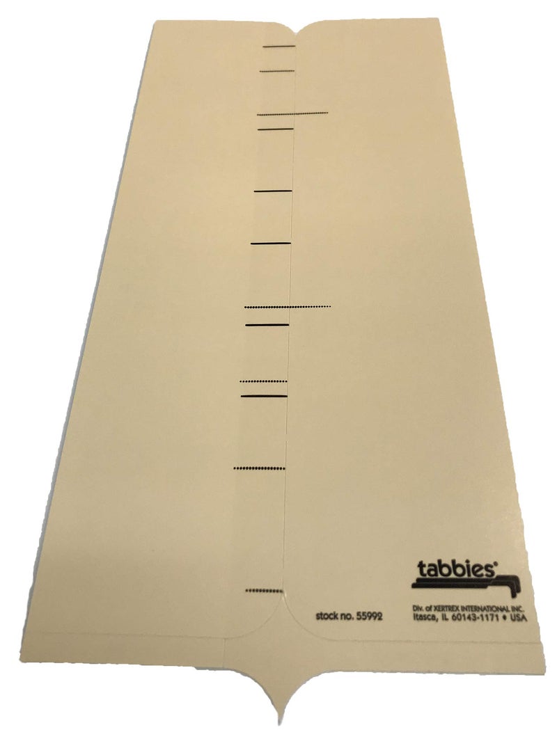تابيز Tabbies Extenda-Folder Strips، تحويل مجلدات علامة التبويب العلوية إلى مجلدات ملفات علامة التبويب النهائية، مانيلا، امتداد علامة التبويب 3/4 بوصة، علامة تبويب نهاية كاملة، 100/صندوق (55992) - Image 3